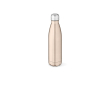 Gourde isotherme en acier inoxydable recyclé brillant 550 ml couleur champagne