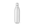 Gourde isotherme en acier inoxydable recyclé brillant 1 L couleur argenté