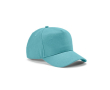 Casquette 5 panneaux en coton recyclé à boucle 280 g/m² couleur bleu ciel