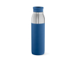 Gourde en acier inoxydable recyclé convertible en mug 720 ml couleur bleu