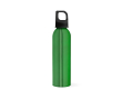 Gourde en aluminium recyclé à bouchon mousqueton 660 ml couleur vert