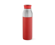 Gourde en acier inoxydable recyclé convertible en mug 720 ml couleur rouge