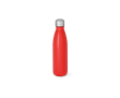 Gourde en acier inoxydable recyclé à bouchon étanche 500 ml couleur rouge