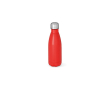 Gourde en acier inoxydable recyclé à finition mate 400 ml couleur rouge