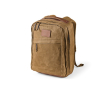 Sac à dos en coton recyclé à revêtement en cire 230 g/m² couleur camel