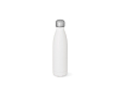 Gourde en acier inoxydable recyclé à bouchon étanche 500 ml couleur blanc