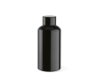 Gourde en aluminium recyclé à bouchon étanche 540 ml couleur noir