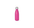Gourde en acier inoxydable recyclé à finition mate 400 ml couleur fuchsia