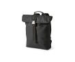 Sac à dos pour PC 15,6\" en cuir recyclé à dos rembourré couleur noir
