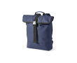 Sac à dos pour PC 15,6\" en cuir recyclé à dos rembourré couleur bleu