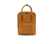 Sac à dos en coton recyclé à anses et poche frontale 450g/m² couleur marron