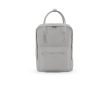 Sac à dos en coton recyclé à anses et poche frontale 450g/m² couleur gris clair