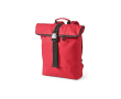 Sac à dos pour PC 15,6\" en cuir recyclé à dos rembourré couleur bordeaux