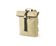 Sac à dos pour PC 15,6\" en cuir recyclé à dos rembourré couleur beige