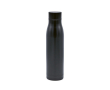 Gourde isotherme en acier inoxydable recyclé 600 ml couleur noir