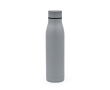 Gourde isotherme en acier inoxydable recyclé 600 ml couleur argenté