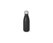 Gourde en acier inoxydable recyclé à finition mate 400 ml couleur noir