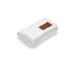 Couverture en RPET extra douce à écusson imprimable 240 g/m² couleur blanc