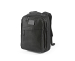 Sac à dos en coton recyclé à revêtement en cire 230 g/m² couleur noir