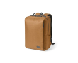 Sac à dos pour PC 15,6\" en polyester recyclé à zips étanches couleur camel