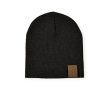 Bonnet durable en RPET idéal pour les rudes journées d'hiver couleur noir