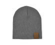 Bonnet durable en RPET idéal pour les rudes journées d'hiver couleur gris