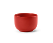 Bol durable en céramique écologique à finition mate 620 ml couleur rouge