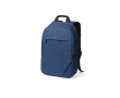 Sac à dos 18L en RPET 300D à compartiment frontal zippé couleur bleu