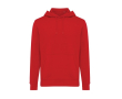 Sweat unisexe en coton recyclé, slim fit, 280 g/m², Iqoniq couleur rouge