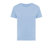 T-shirt pour femme en coton recyclé, slim fit, 160 g/m², Iqoniq couleur cyan