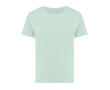 T-shirt pour femme en coton recyclé, slim fit, 160 g/m², Iqoniq couleur vert clair