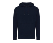 Sweat unisexe en coton recyclé, slim fit, 280 g/m², Iqoniq couleur bleu marine
