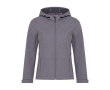 Veste softshell pour femme, casual fit, 300 g/m², Iqoniq couleur gris chiné