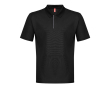 Polo technique homme en polyester recyclé 180 g/m2 THC DYNAMIC couleur noir