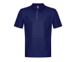 Polo technique homme en polyester recyclé 180 g/m2 THC DYNAMIC couleur bleu marine