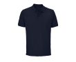 Polo unisexe en 100% coton bio avec 2 boutons SOL'S Pegase 210 g/m² couleur bleu marine