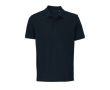Polo unisexe en 100% coton bio avec 2 boutons SOL'S Pegase 210 g/m² couleur noir