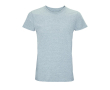 T-shirt unisexe en coton avec col rond SOL'S Crusader 150 g/m² couleur gris chiné