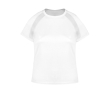 T-shirt technique femme 100% polyester respirant 135 g/m² couleur blanc