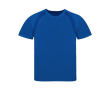 T-shirt technique enfant 100% polyester respirant 135 g/m² couleur bleu