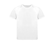 T-shirt technique enfant 100% polyester respirant 135 g/m² couleur blanc