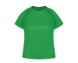 T-shirt technique femme 100% polyester respirant 135 g/m² couleur vert