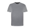 T-shirt technique 100% polyester microperforé 135 g/m² couleur gris