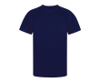 T-shirt technique unisexe 100% polyester motif rayé 135 g/m² couleur bleu marine