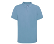Polo unisexe 100% coton Ring Spun avec 2 boutons 220 g/m² couleur bleu ciel
