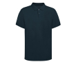 Polo unisexe 100% coton Ring Spun avec 2 boutons 220 g/m² couleur bleu marine