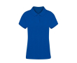 Polo femme 100% coton Ring Spun avec 2 boutons 220 g/m² couleur bleu