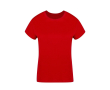 T-shirt femme 100% coton peigné Ring Spun 160 g/m² couleur rouge