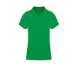 Polo femme 100% coton Ring Spun avec 2 boutons 220 g/m² couleur vert