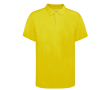 Polo unisexe 100% coton Ring Spun avec 2 boutons 220 g/m² couleur jaune